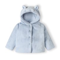 21BABYFUR 9B: Soft Fur Jacket (NB-9 Months)